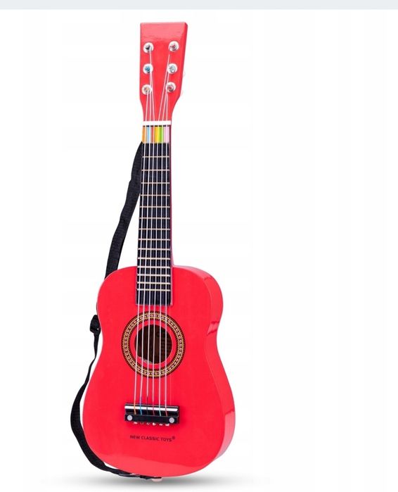 Gitara dla dzieci New Classic Toys czerwona