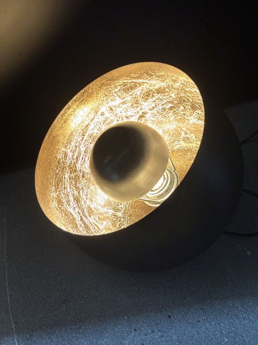 Kare Design Apollon Smooth lampa podłogowa śr. 28cm czarna - stan bdb