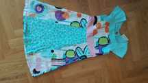 128 / 134 Sukienka bawełniana, jersey Desigual