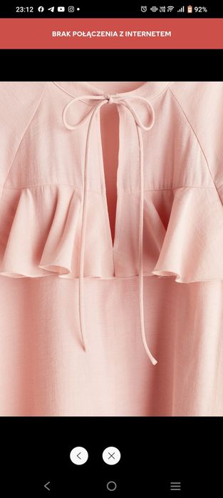 Bluzka z falbanami H&M roz. XL