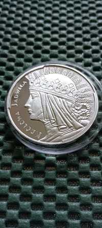 Królowa Jadwiga -srebrna moneta/medal