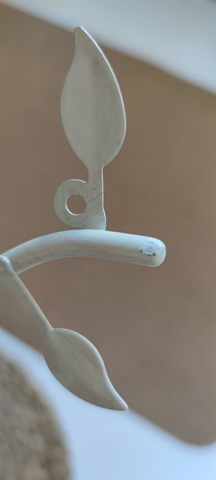 Wieszak na klucze lub inne drobiazgi ptak ptaszek metalowy 14x13 cm