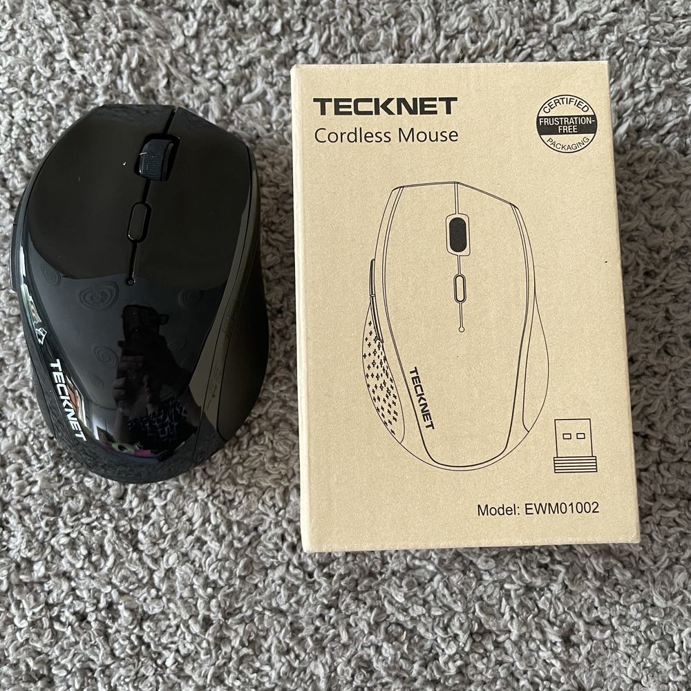 TeckNet Myszka bezprzewodowa sensor optyczny (M19)