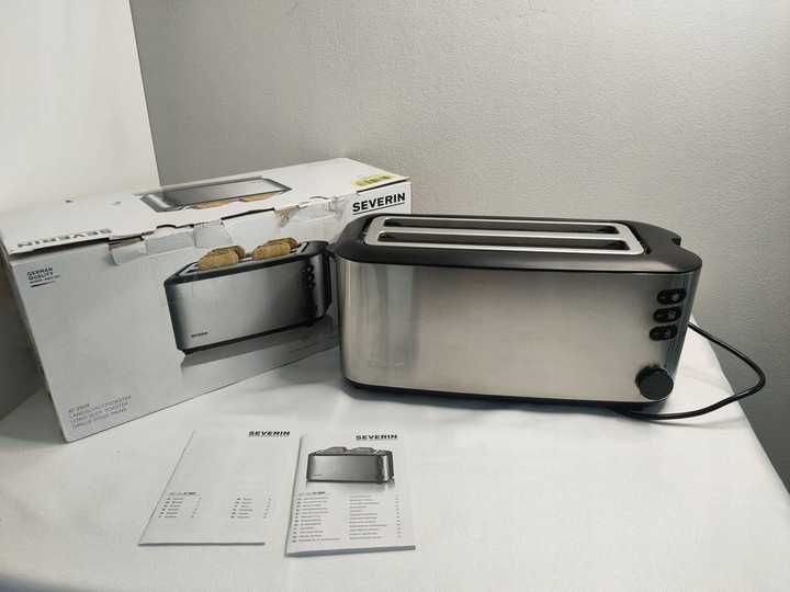 Toster Severin Toster AT 2509 stal szlachetna srebrny/szary 1400 W