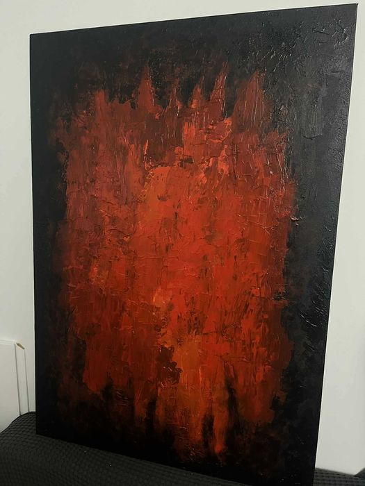 „Żar” - obraz akryl na płótnie 70x100