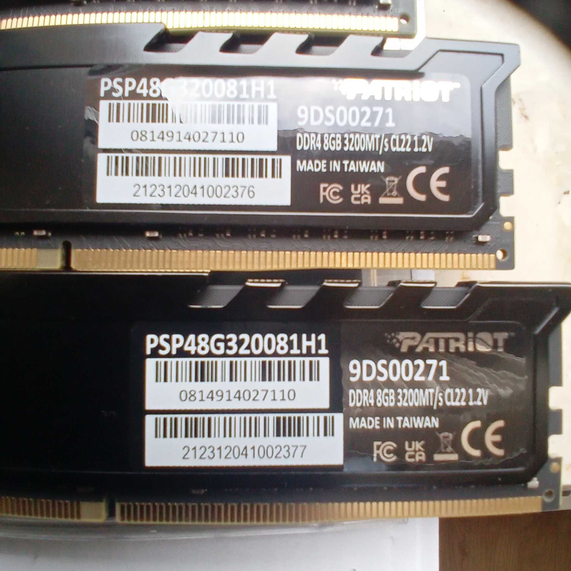 Pamięć RAM Patriot Signature Premium DDR4 8GB 3200 mhz--- X4 32 gb
