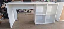 Biurko białe 150cm*50cm wzdłużne lub 117* 70 narożne - ilość  2 szt
