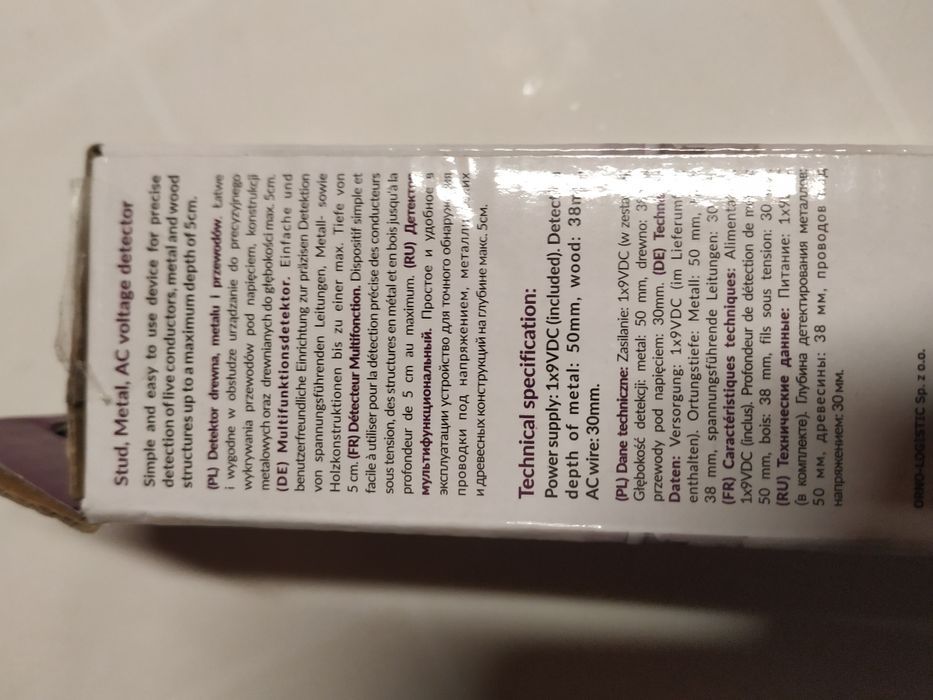 Dedector przewodów ,sygnalizator napięcia zbliżeniowy