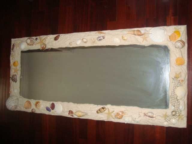 Espelho - moldura, motivos Marinhos