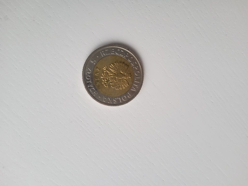Moneta 5 zł Zamek Królewski w Warszawie 2014