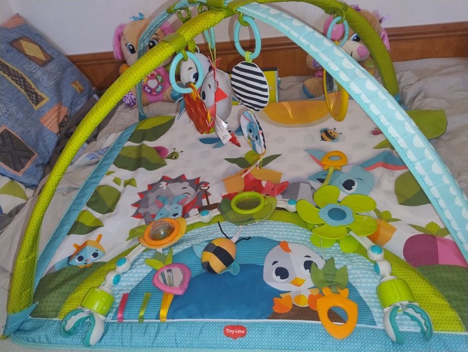 Tiny love килимок розвиваючий та дуга з іграшками