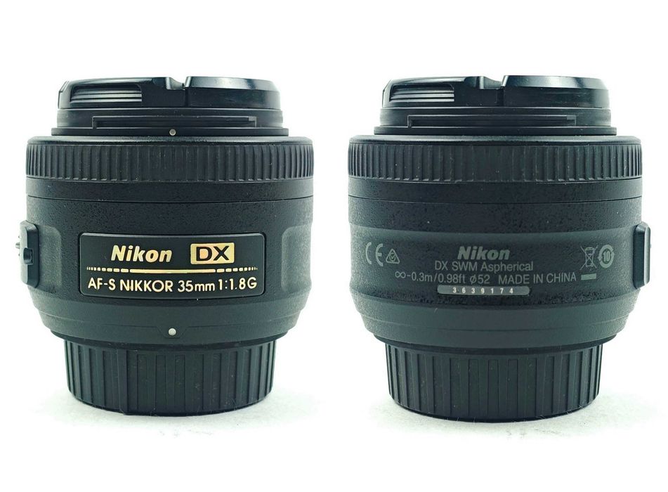 Об'єктив Nikon DX AF-S Nikkor 35mm 1:1.8G (фікс / світлосильний)