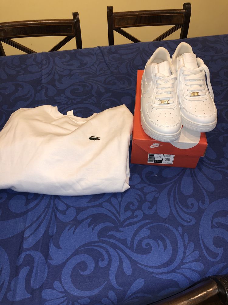 Air force 1 e sweatshirt lacoste