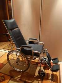 Wózek inwalidzki Mobilex Classic Comfort + poduszka przeciwodleżynowa