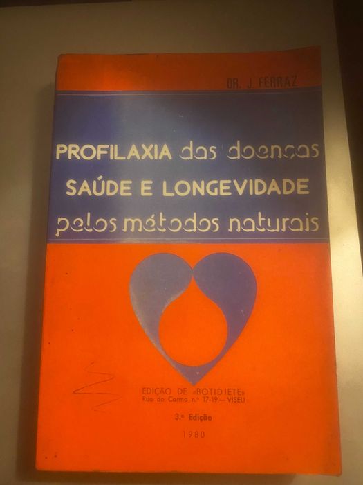 Livro a profilaxia das doenças saude e longevidade