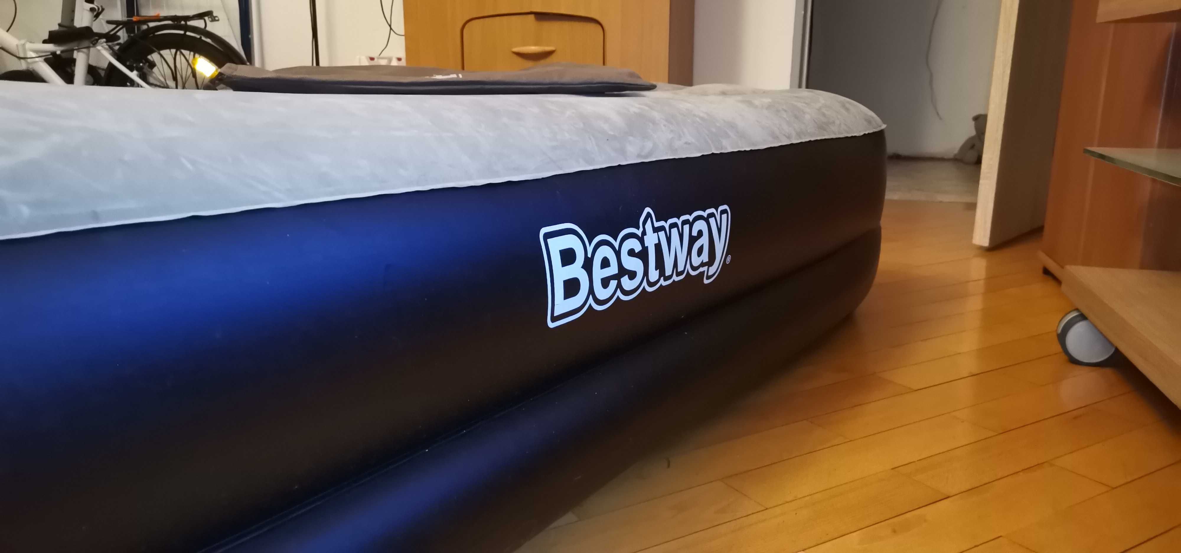 Materac z pompką bestway 200x100x38