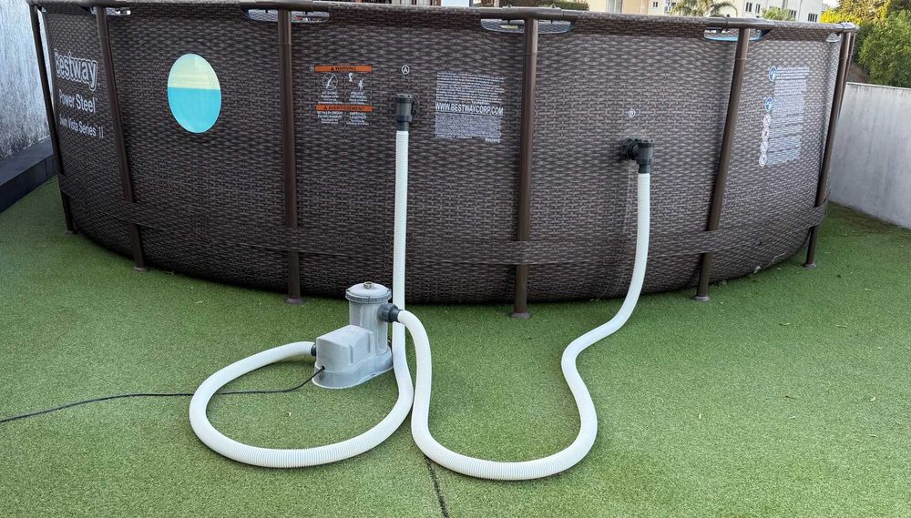 Piscina desmontável bestway power steel swim vista series 2