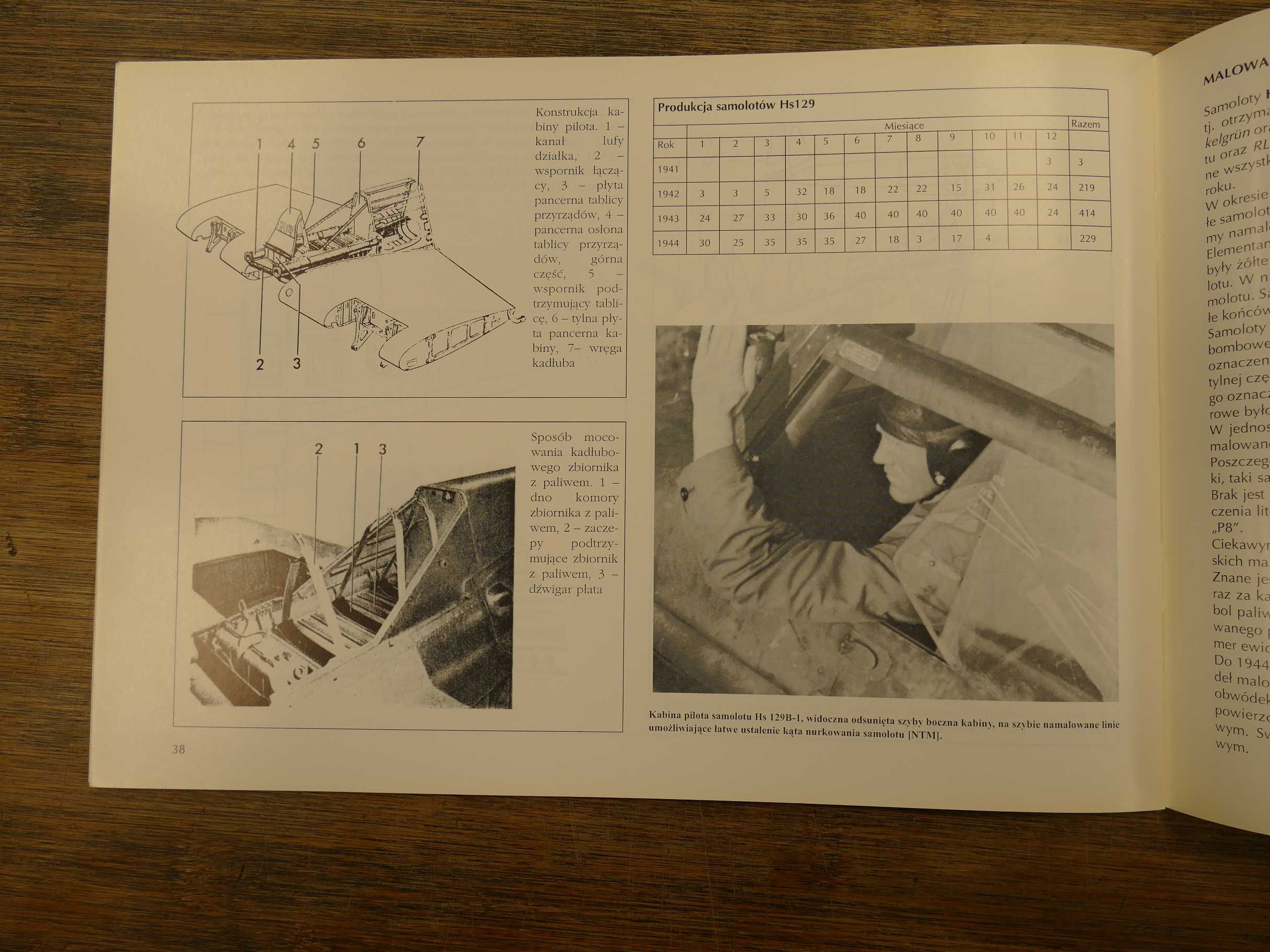 Książka Monografia Henschel Hs 129 Wydawnictwo Militaria nr.10 Wrocław