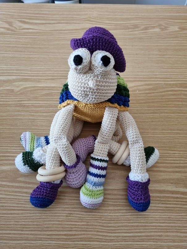 Boneco em Crochet