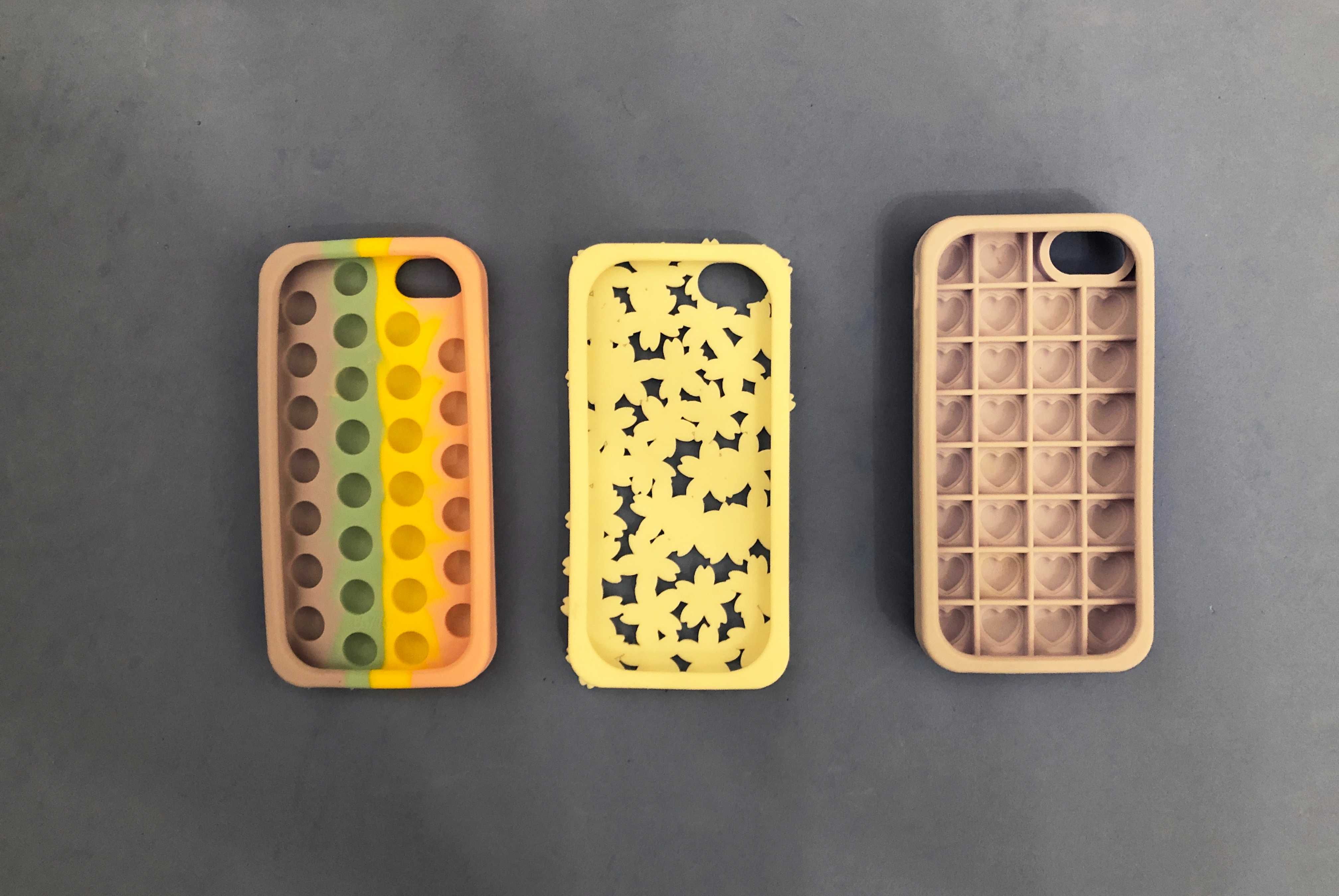 3x Capas Silicone para iPhone 6, 7 e 8 - Pack 3 - Bom estado