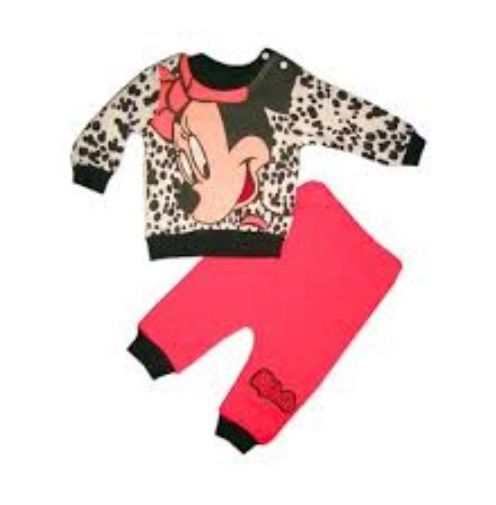 dres DISNEY Myszka Minnie SPODNIE + BLUZA cudny 80