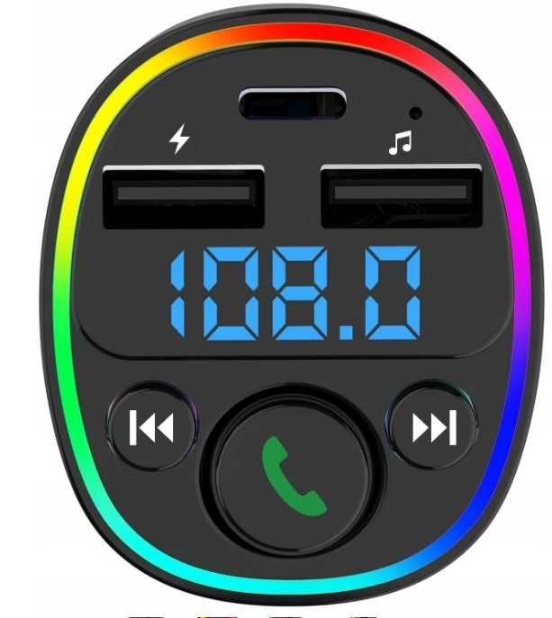 Uniwersalny transmiter G67 FM Bluetooth 5.0 z ochroną przed ttst1556