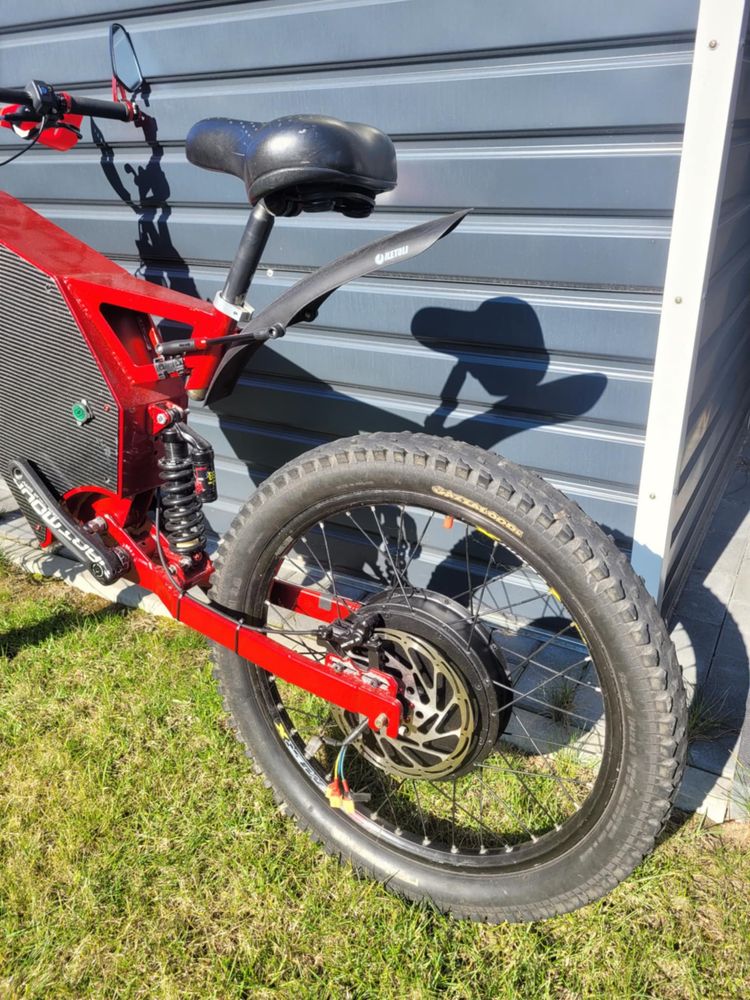 Rower MTB elektryczny projekt hydraulika
