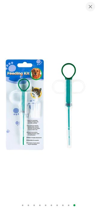 Таблеткодаватель лекарств / еды кошкам и собакам Pill Feeder шприц