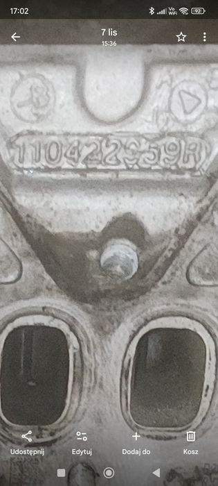 Słupek opel Vivaro 1.6