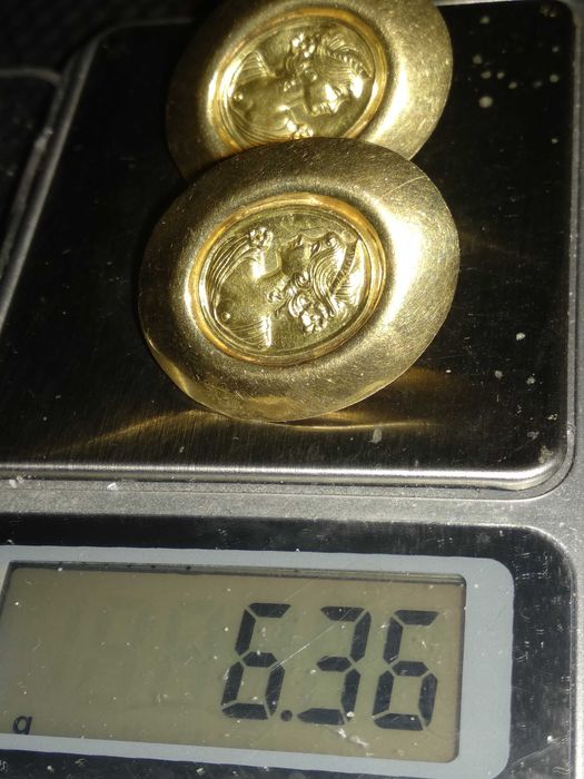 Золоті сережки 750 проба Вінтаж