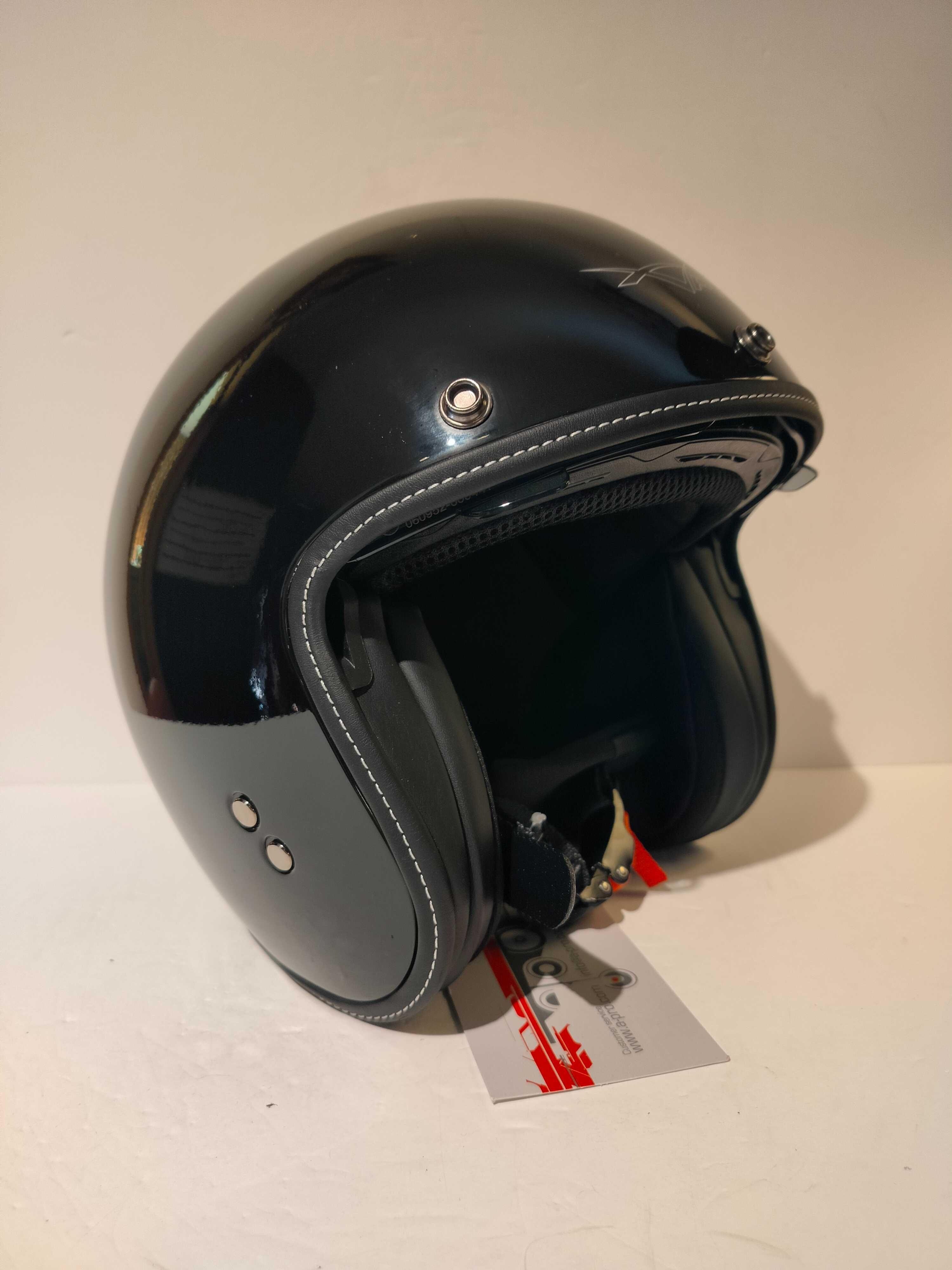 Capacete clássico aberto 3/4 caféracer chopper mota scooter novo