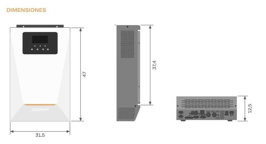Гібридний інвертор / Автономный инвертор Suntaic Mino 5500W 48V