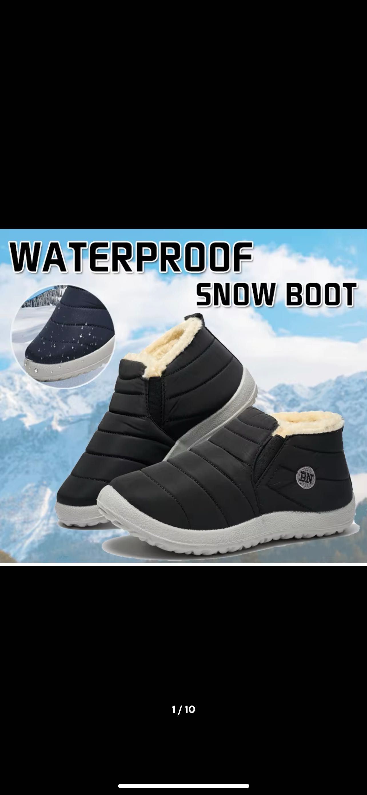 Nowe buty zimowe damskie zimowe z futerkiem 38 czarne śniegowce