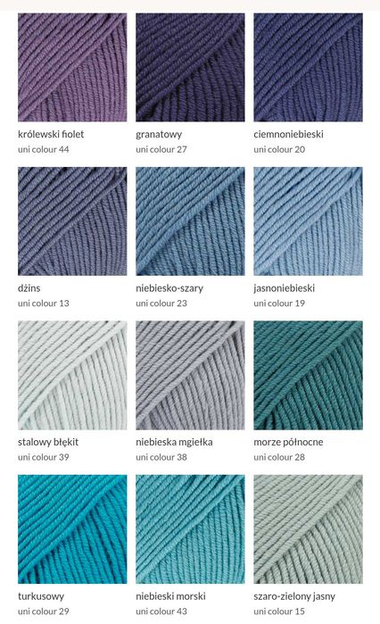 Dziecięcy komin golf S 100% merynos różne kolory unisex