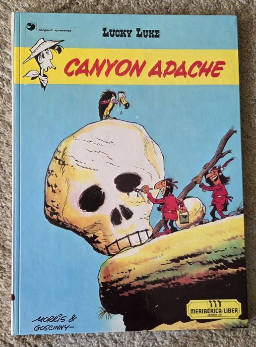 Livro de Banda Desenhada Lucky Luke CANYON APACHE