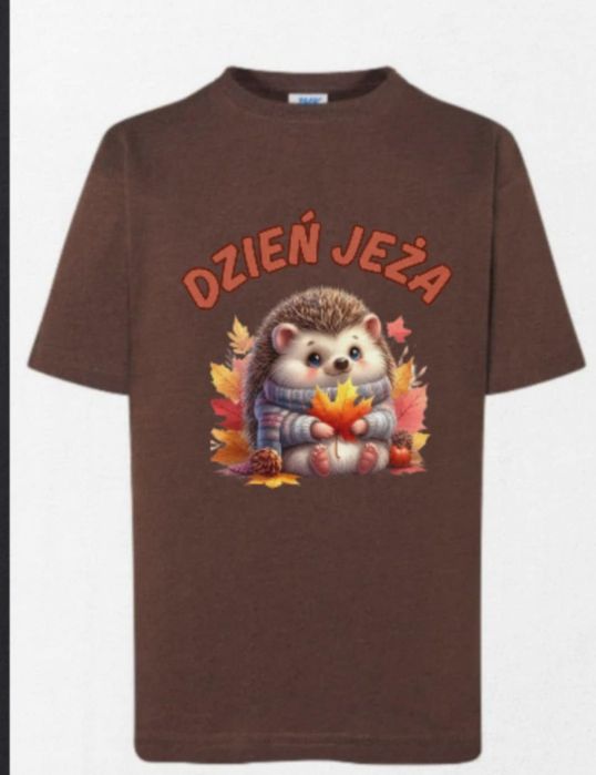 Koszulki na dzień jeża, pluszowego miska, kredki od 2 do 14 lat