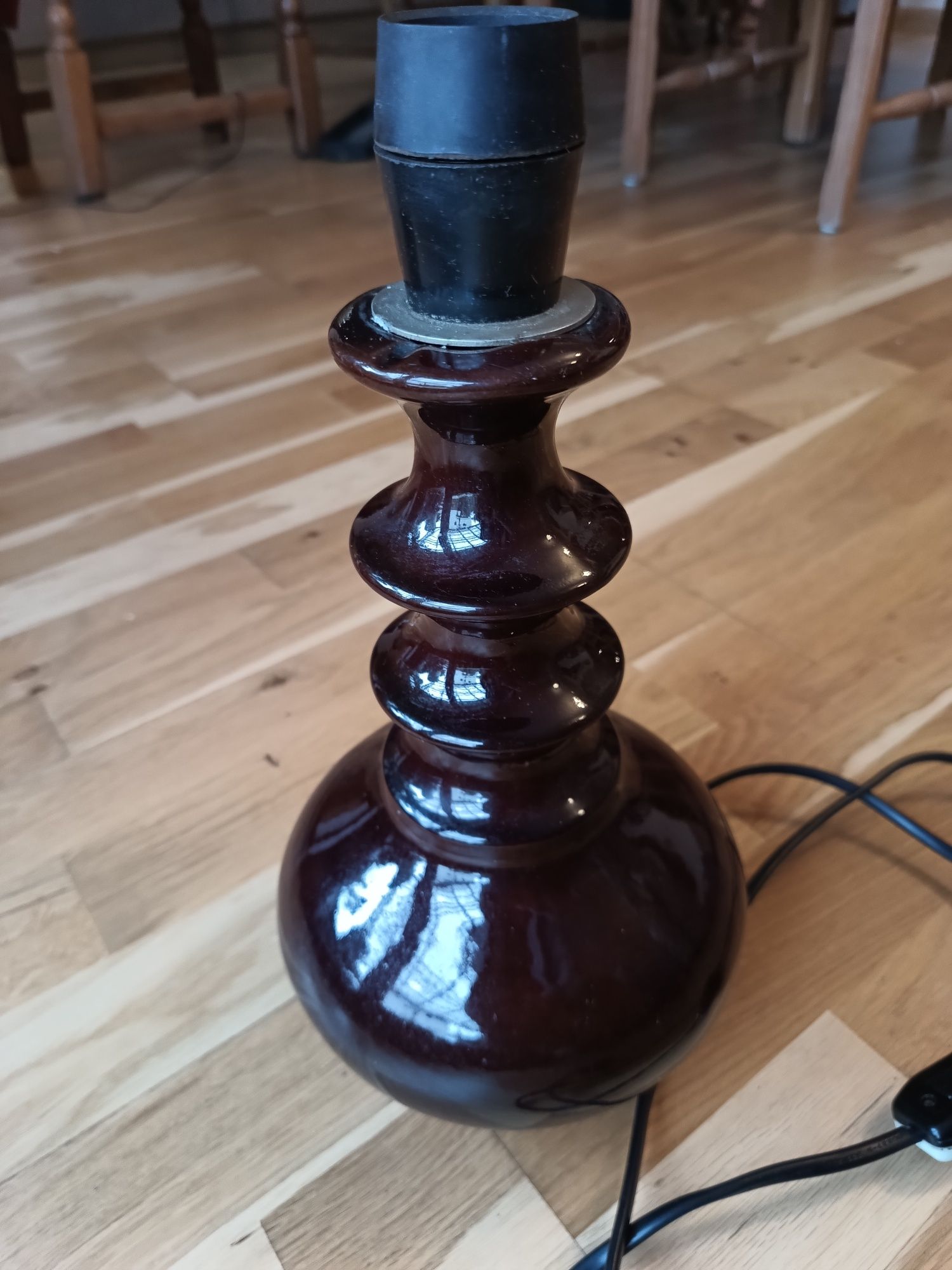 Lampa ceramika Łysa Góra Mirostowice Mysłakowice PRL