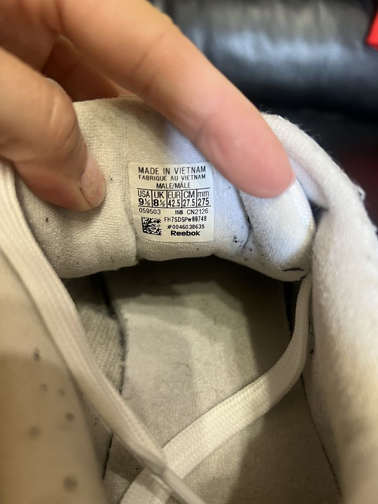 Reebok Workout classic кросівки оригінал, 42,5 розмір.