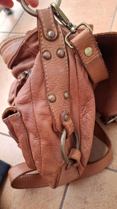 Torba skóra listonoszka włoska