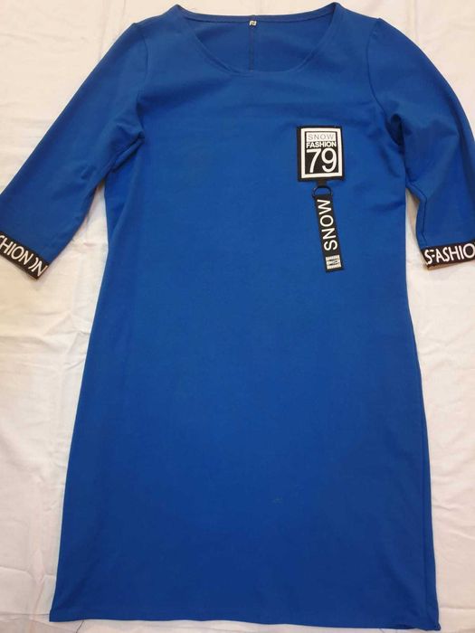 Sukienka niebieska Snow Fashion 79