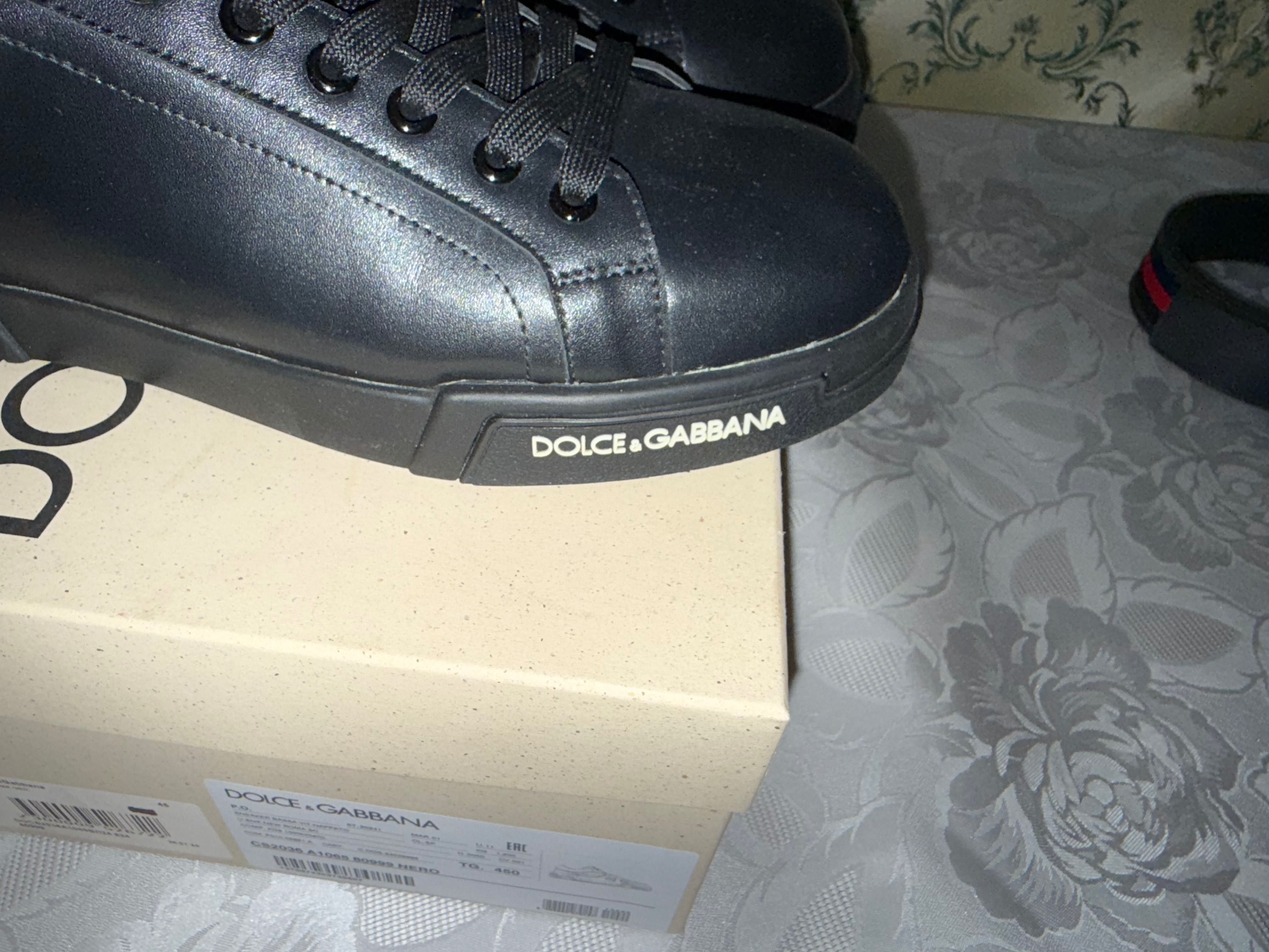 Кросівки кожаные мужские Dolce gabbana