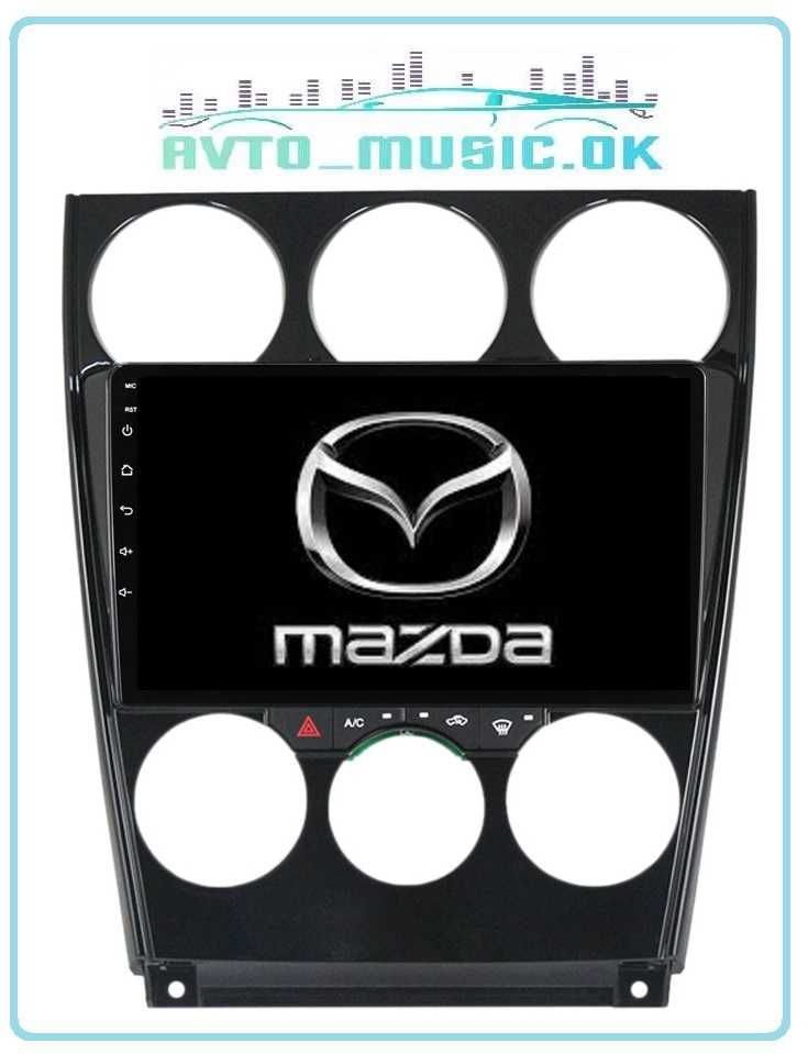 Автомагнітола Mazda 6 Android, Qled, USB, GPS, 4G, CarPlay