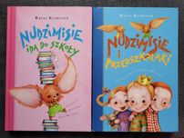 dwie książki- Nudzimisie i przedszkolaki, Nudzimisie idą do