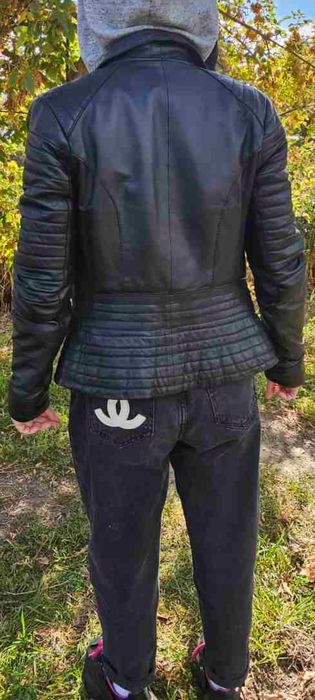 Косуха из натуральной кожи