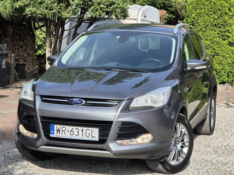 Ford Kuga 2.0D 163KM, 4x4, Perfekcyjny Stan, Półskóra, El. Klapa, Navi