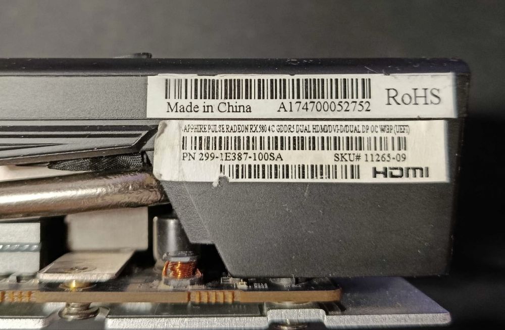 Продам відеокарту RX 580 4gb