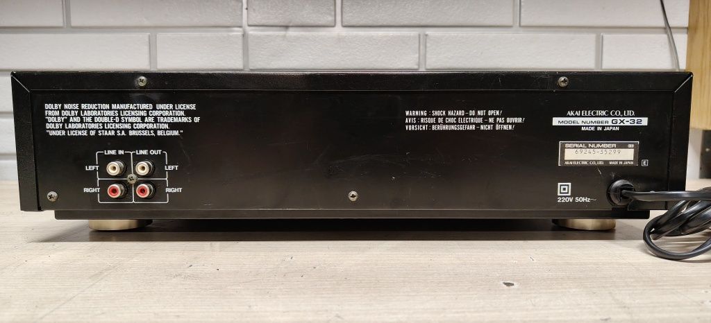 Magnetofon deck AKAI GX-32. Po serwisie.