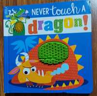 Książka sensoryczna Dragon ! jęz. angielski
