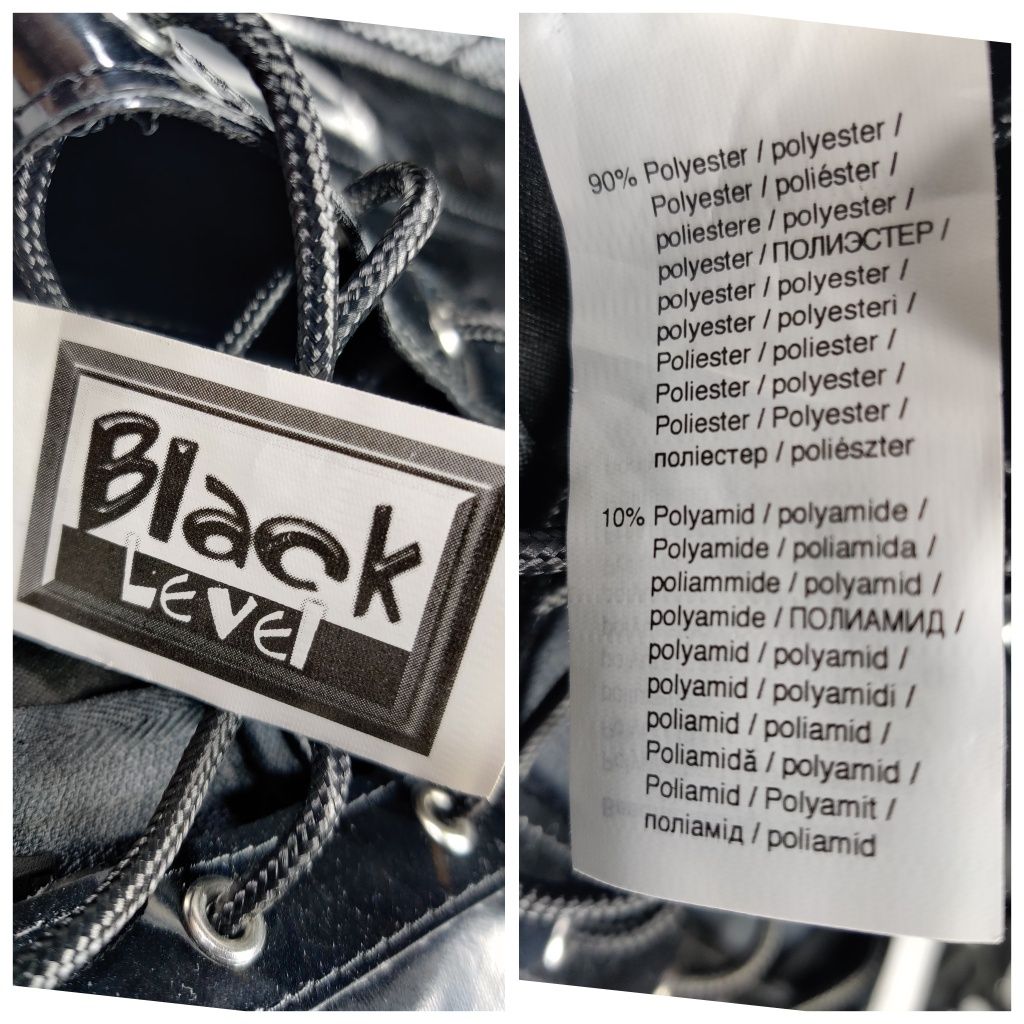 Gorset z Laku Black Level  Lack Corsage Vinyl Corsage r.XL