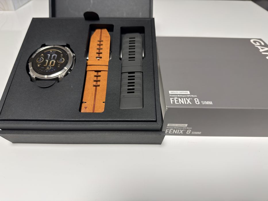 Garmin Fenix 8 51 mm AMOLED Sapphire Titanium idealny!